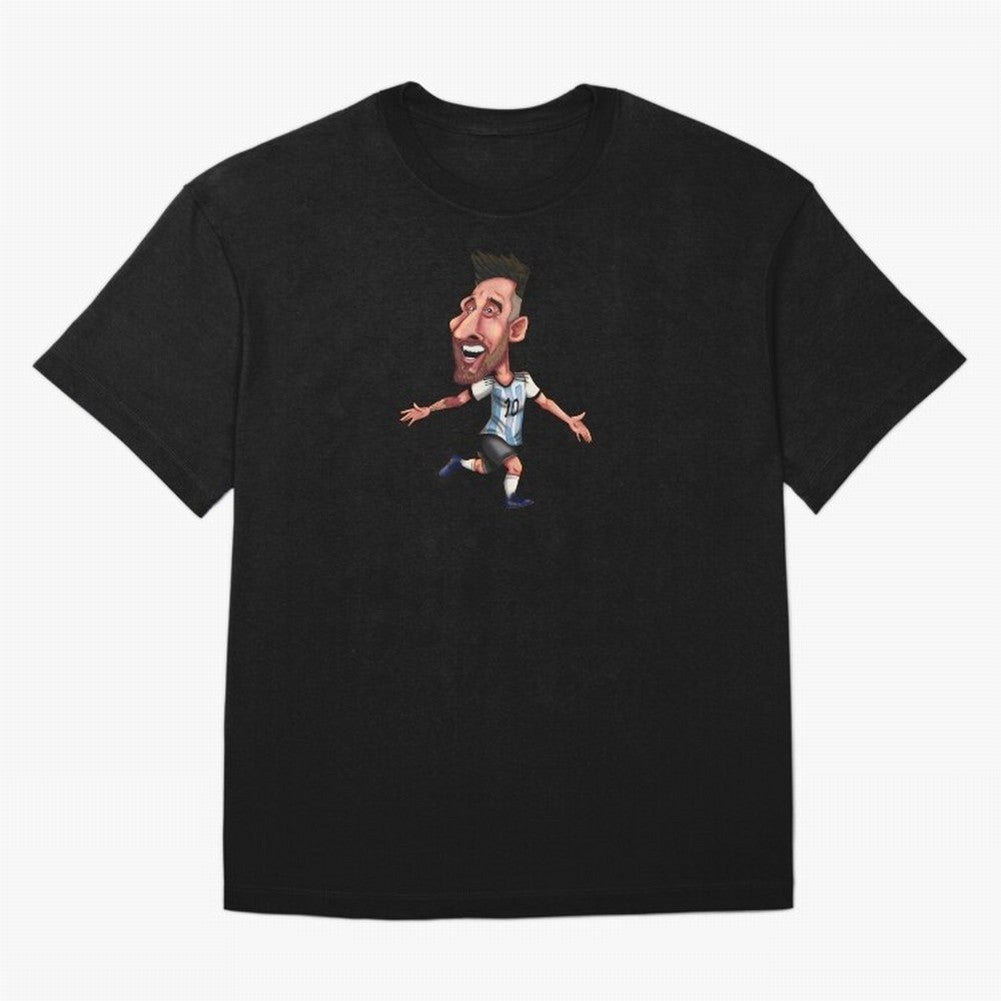 Lionel Messi Sticker Oversized T-Shirt Celebrate the Biggest Stage of the FIFA World Cup 2026 Group Stage Journey through Messi and Cristiano Ronaldo Highlights, Spain Pride, Champion Mindset, Group Stage Buzz, Knockout Tension and Passionate Fan
