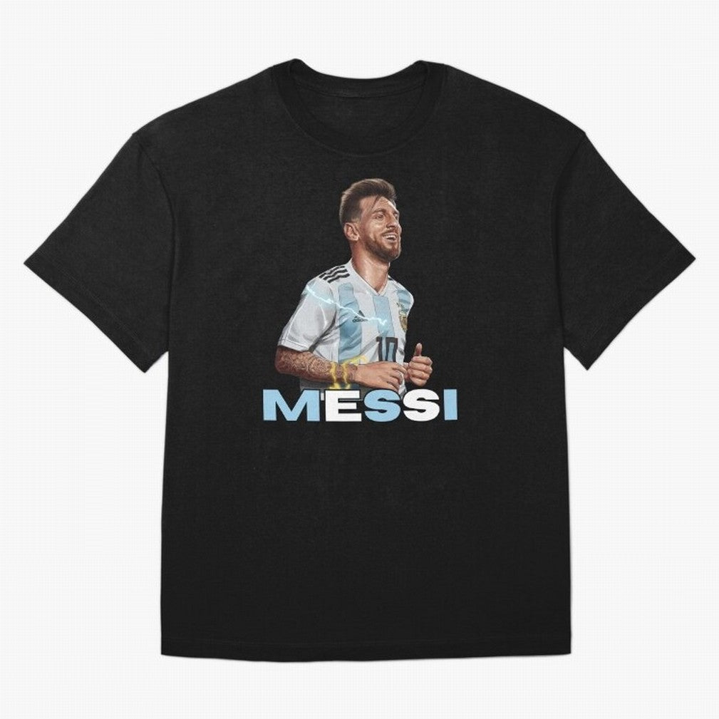 Lionel Messi Oversized T-Shirt Upgrade Match Day Hype around FIFA World Cup 2026 Group Stage, Neymar, Spain, Supporter Pride, Iconic Celebrations, Legendary Names and Global Match Day Energy; Perfect for People Who Love Argentina, Brazil, France,