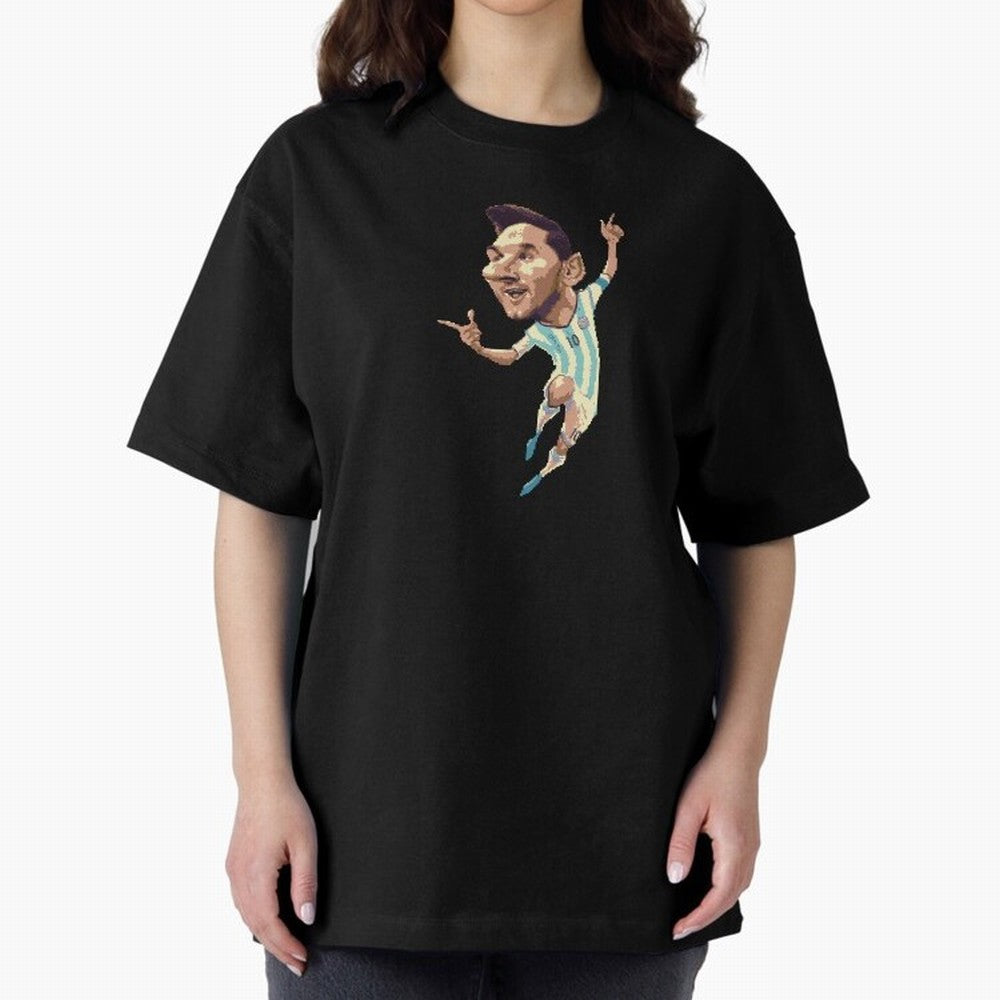Lionel Messi Oversized T-Shirt Bring Stadium Energy to Match Day Hype around FIFA World Cup 2026 USA Canada Mexico, Cristiano Ronaldo, Haaland and CR7, France and Portugal, Football Passion, Legendary Performances, Festival Vibes and Supporter