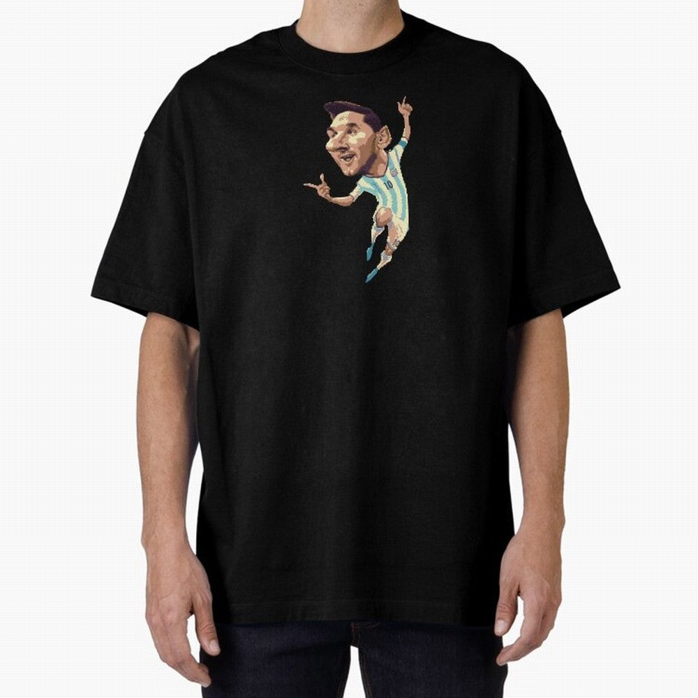Lionel Messi Oversized T-Shirt Bring Stadium Energy to Match Day Hype around FIFA World Cup 2026 USA Canada Mexico, Cristiano Ronaldo, Haaland and CR7, France and Portugal, Football Passion, Legendary Performances, Festival Vibes and Supporter