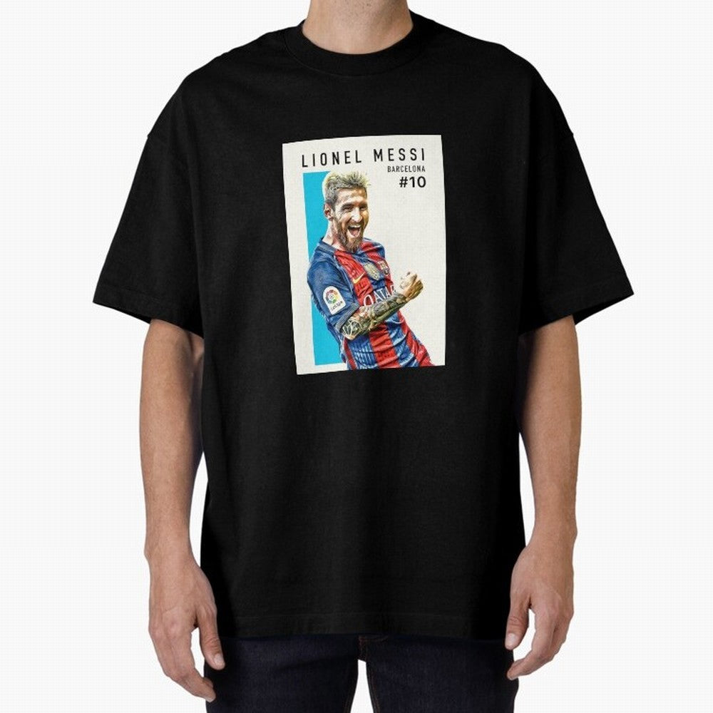 Lionel Messi Barcelona Football Classic T-Shirt Elevate Global Football Passion for FIFA World Cup 2026 Group Stage, Capturing Messi, CR7 and Mbappe, England, Championship Spirit, Famous Goals, Roaring Crowds and International Football Unity;