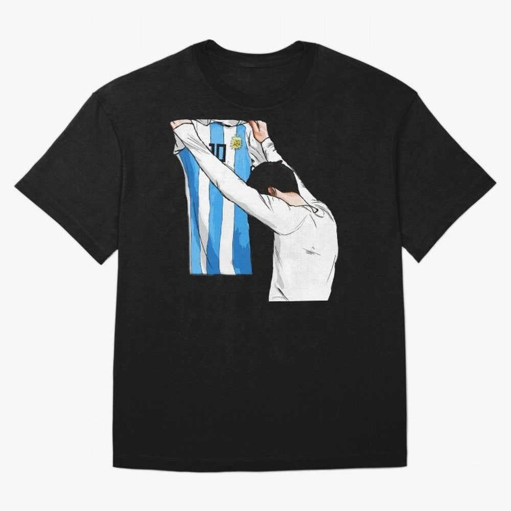 Argentina World Champs Messi Number Classic T-Shirt Bring FIFA World Cup 2026 Group Stage Spirit, with Germany, Neymar, Retro Football Energy, Iconic Rivalries, Trophy Chase Drama and Stadium Atmosphere; Great for Supporters Who Love Legendary