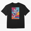 Messi in action Graphic poster design Classic T-Shirt Celebrate Golden Goal Energy in FIFA World Cup 2026 Group Stage for Fans of Messi, CR7 and Mbappe and Argentina and Brazil, Bringing Stadium Chants, National Pride, Trophy Dreams and