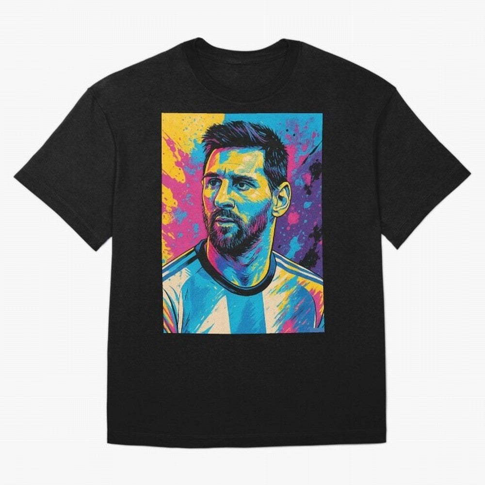 Argentina World Champs Messi Number Oversized T-Shirt Bring a Vintage Feel to Global Football Passion for FIFA World Cup 2026, Celebrating Messi, England and Germany, Goal Celebration Energy, Supporter Heritage, Football Icons and Worldwide