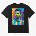 Argentina World Champs Messi Number Oversized T-Shirt Bring a Vintage Feel to Global Football Passion for FIFA World Cup 2026, Celebrating Messi, England and Germany, Goal Celebration Energy, Supporter Heritage, Football Icons and Worldwide