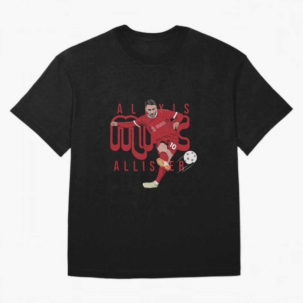 Alexis Mac Allister Liverpool Classic T-Shirt Experience the Global Stage of FIFA World Cup 2026 USA Canada Mexico for Fans of Messi, Neymar and Mbappe and France and Portugal, Bringing Stadium Chants, National Pride, Trophy Dreams and