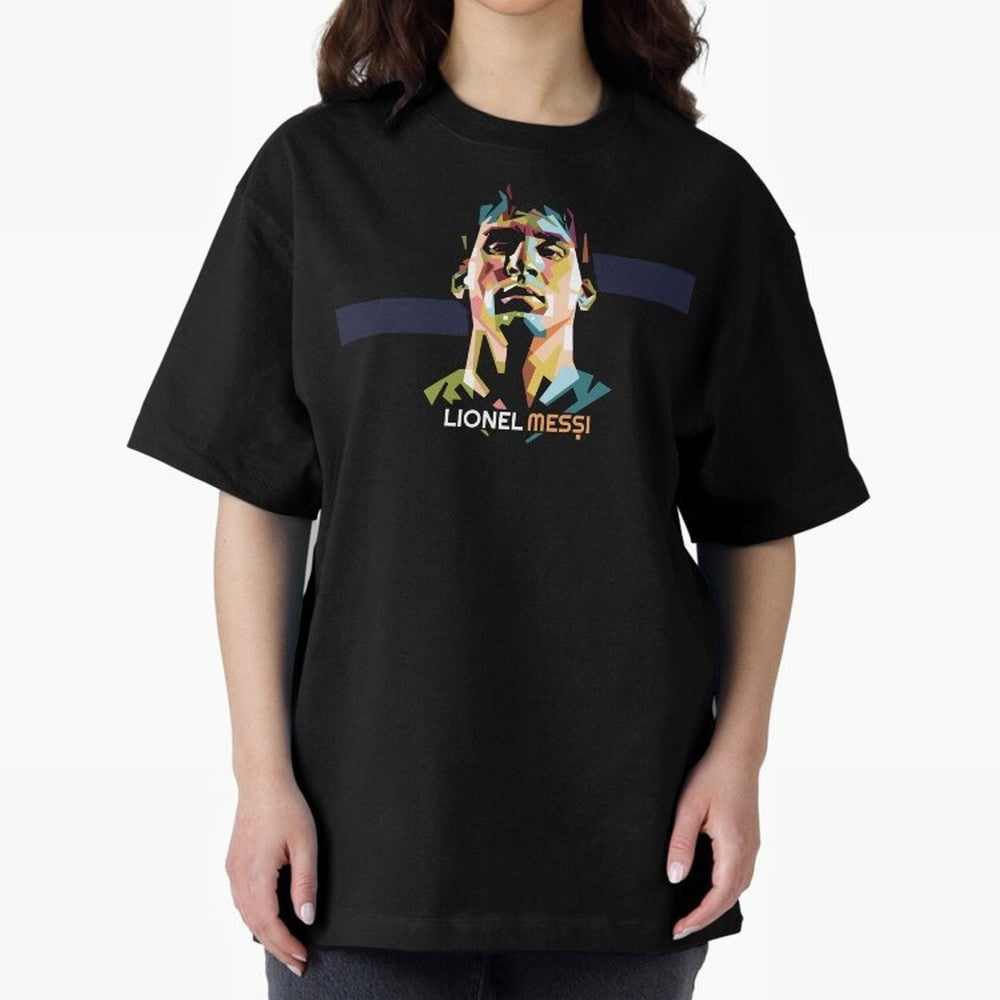 Lionel Messi Magic Oversized T-Shirt Wear the Spirit of the FIFA World Cup 2026 USA Canada Mexico Journey through Cristiano Ronaldo, Haaland and CR7 Highlights, Germany Pride, Sports Nostalgia, International Competition, Famous Players and
