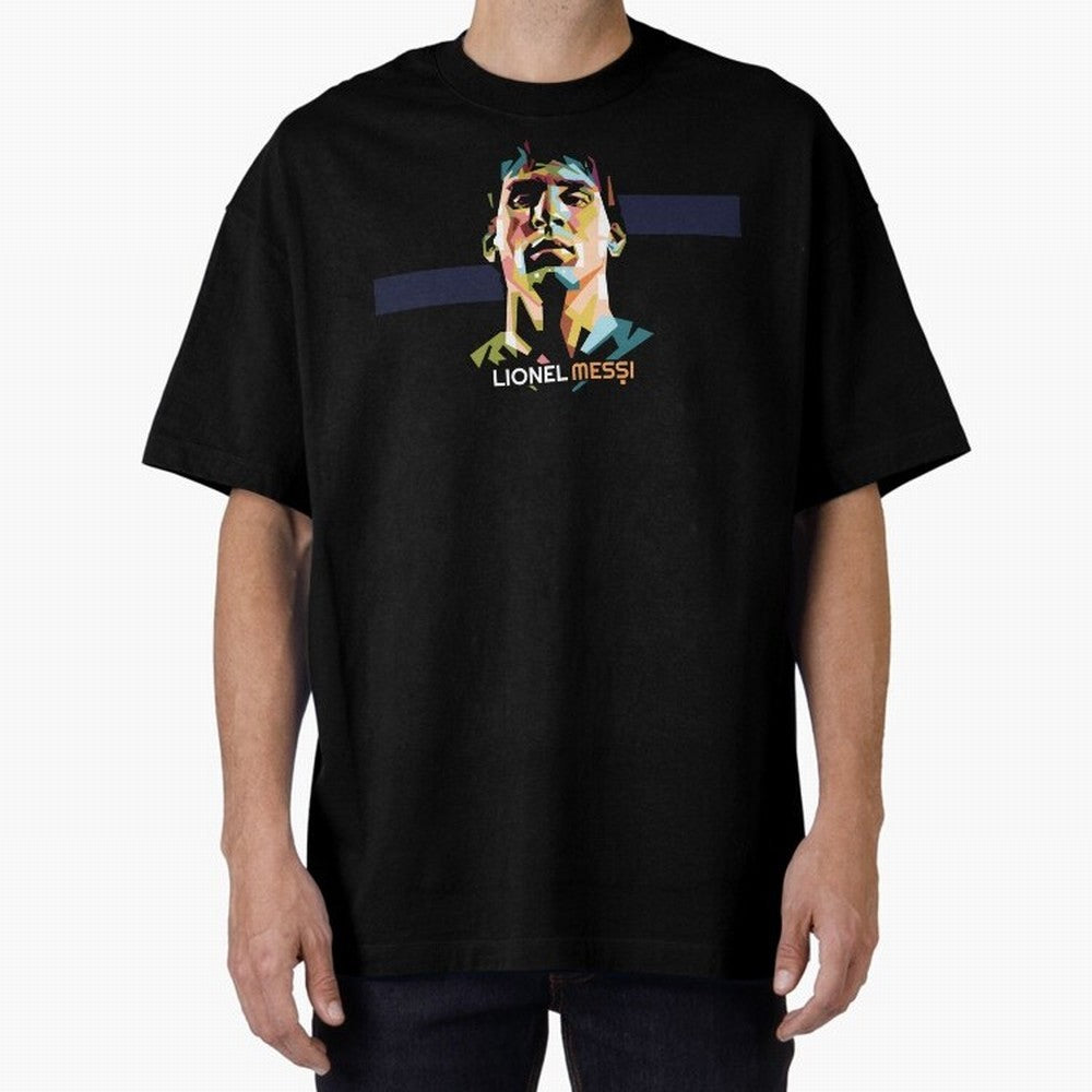 Lionel Messi Magic Oversized T-Shirt Wear the Spirit of the FIFA World Cup 2026 USA Canada Mexico Journey through Cristiano Ronaldo, Haaland and CR7 Highlights, Germany Pride, Sports Nostalgia, International Competition, Famous Players and