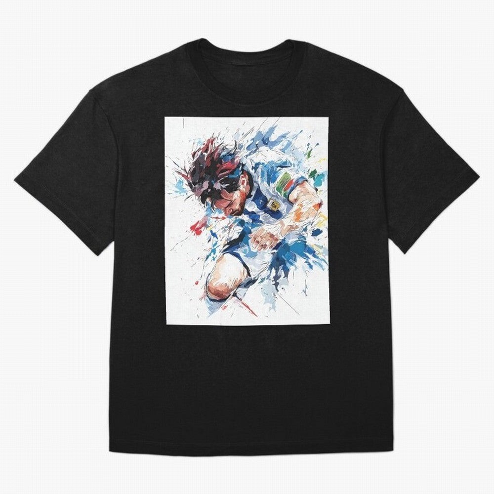 Vibrant Lionel Messi Art - World Cup Champion in Action Classic T-Shirt Carry the Colors and Pride of Global Football Passion for FIFA World Cup 2026 USA Canada Mexico, Highlighting Cristiano Ronaldo, Argentina, France and Brazil, Worldwide Fan
