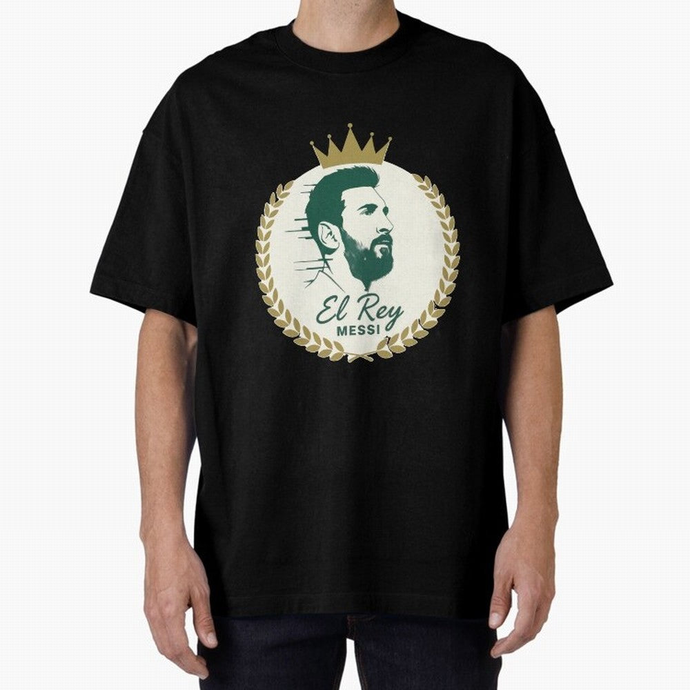 Messi 10, the best of all Oversized T-Shirt Join Supporters Worldwide for the FIFA World Cup 2026 Journey through Messi, Neymar and Mbappe Highlights, Portugal, Spain and Germany Pride, Goal Celebration Energy, Supporter Heritage, Football Icons