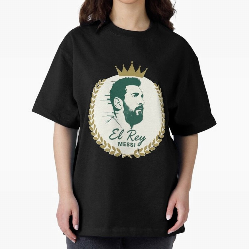 Messi 10, the best of all Oversized T-Shirt Join Supporters Worldwide for the FIFA World Cup 2026 Journey through Messi, Neymar and Mbappe Highlights, Portugal, Spain and Germany Pride, Goal Celebration Energy, Supporter Heritage, Football Icons