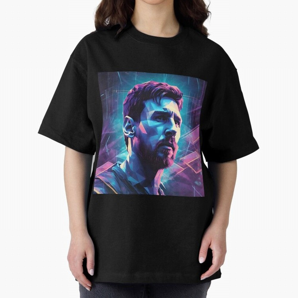 Lionel Messi is going to MLS club Inter Miami Oversized T-Shirt Celebrate National Team Dreams in FIFA World Cup 2026 Group Stage Spirit, Made for Portugal, Spain and Germany, Messi and Cristiano Ronaldo, Championship Spirit, Famous Goals, Roaring