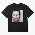 Cartoon-like Messi Oversized T-Shirt Create FIFA World Cup 2026 Spirit, Built around Brazil, Portugal and Argentina, Messi, Stadium Memories, Football Loyalty, International Chants and Championship Tradition; Ideal for Passionate Fans Who Love
