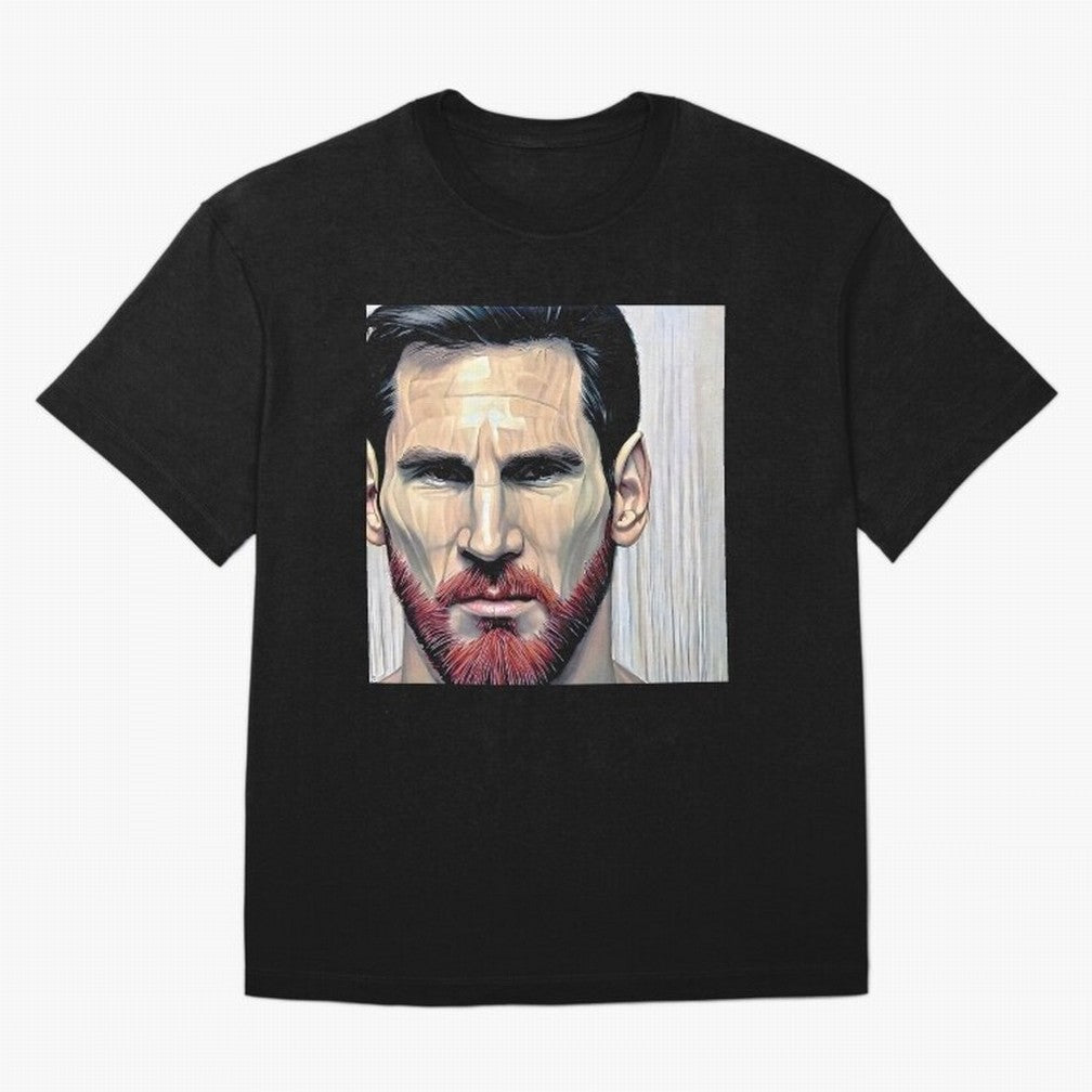 Cartoon-like Messi Oversized T-Shirt Create FIFA World Cup 2026 Spirit, Built around Brazil, Portugal and Argentina, Messi, Stadium Memories, Football Loyalty, International Chants and Championship Tradition; Ideal for Passionate Fans Who Love