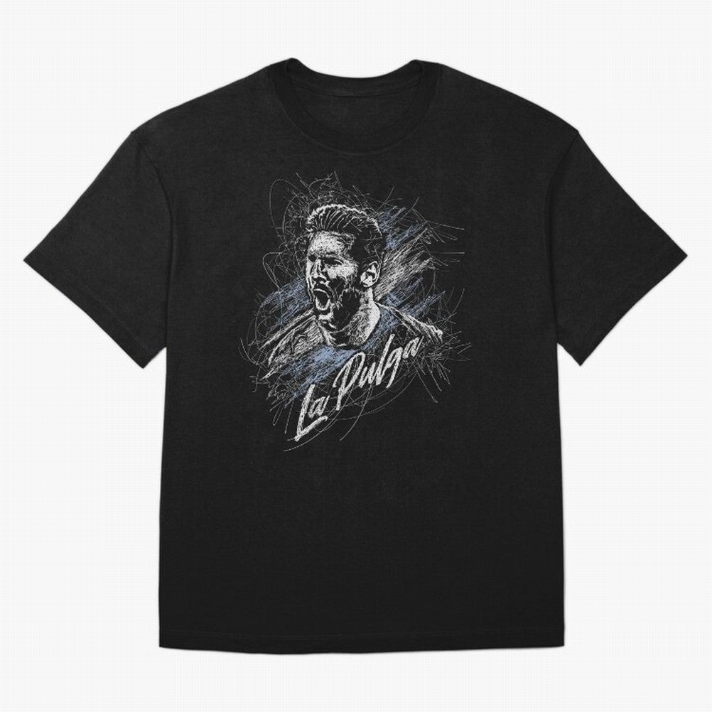 Lionel Messi La Pulga Classic T-Shirt Support Your Favorite Stars during FIFA World Cup 2026 Spirit, Featuring Portugal, Messi, CR7 and Mbappe, Classic Soccer Heritage, Championship Pressure, Fan Loyalty and International Pride; Perfect for People