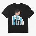 Messi Oversized T-Shirt Build Global Football Passion for FIFA World Cup 2026 Group Stage, Centered on Haaland and Mbappe, England, Vintage Soccer Flavor, Modern Football Stars, National Flags and Final Night Emotion; Built for Supporters Chasing