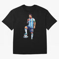 Messi in an illustrated style drinking mate ¨C The Goat Phone Case design Classic T-Shirt Celebrate National Team Dreams in the FIFA World Cup 2026 USA Canada Mexico Journey through Neymar, Haaland and Cristiano Ronaldo Highlights, Argentina Pride,