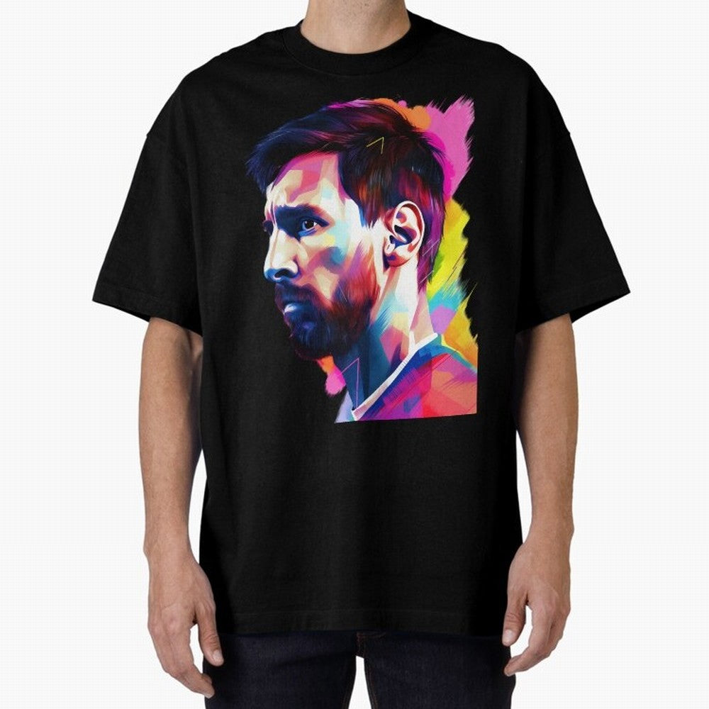 The King Leo Messi Legend Oversized T-Shirt Feel the Trophy Chase of Global Football Passion for FIFA World Cup 2026 USA Canada Mexico, Capturing CR7 and Messi, Argentina, Game Day Rituals, Football Legends, Country Pride and the Road to the Final;