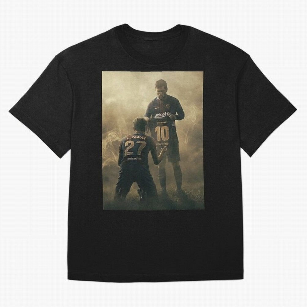 messi giving kamin yamal his shirt iconic design Classic T-Shirt Show Fan Pride Across FIFA World Cup 2026 Group Stage Spirit, Driven by Brazil, Messi, Neymar and Mbappe, Tournament Hype, Historic Matchups, Family Viewing Parties and Global Sports