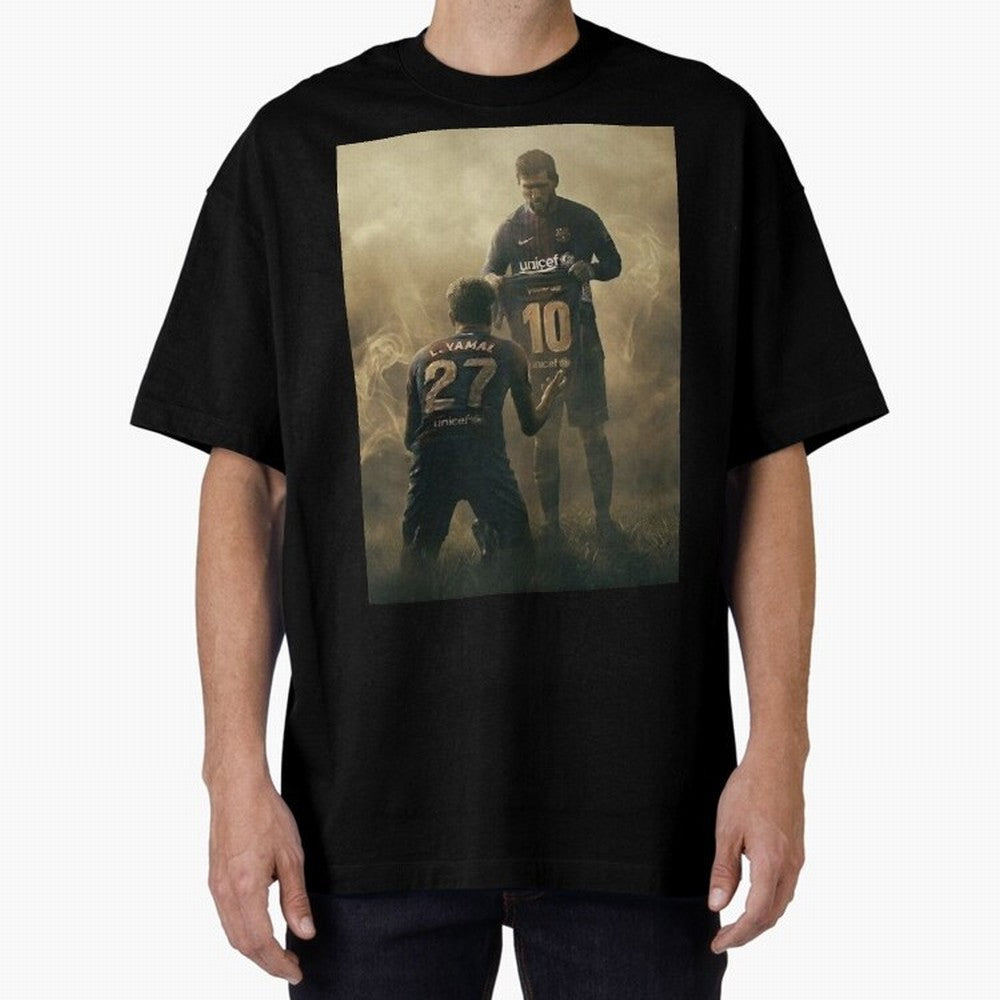 messi giving kamin yamal his shirt iconic design Classic T-Shirt Show Fan Pride Across FIFA World Cup 2026 Group Stage Spirit, Driven by Brazil, Messi, Neymar and Mbappe, Tournament Hype, Historic Matchups, Family Viewing Parties and Global Sports