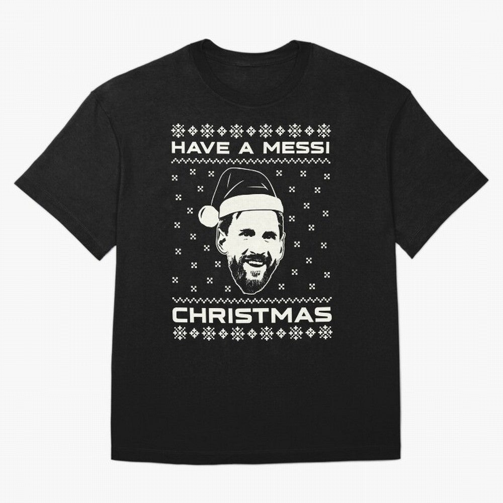 Lionel Messi Christmas Classic T-Shirt Celebrate Soccer Greatness during Match Day Hype around FIFA World Cup 2026 USA Canada Mexico, Messi and Cristiano Ronaldo, Argentina, Sports Nostalgia, International Competition, Famous Players and