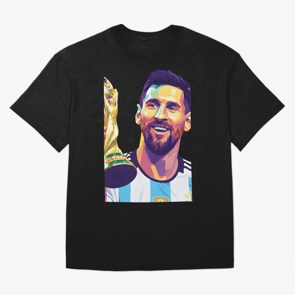 Messi wpap pop art Classic T-Shirt Upgrade Global Football Passion for FIFA World Cup 2026, Inspired by Cristiano Ronaldo, Haaland and CR7, Portugal, Game Day Rituals, Football Legends, Country Pride and the Road to the Final; Made for Die Hard