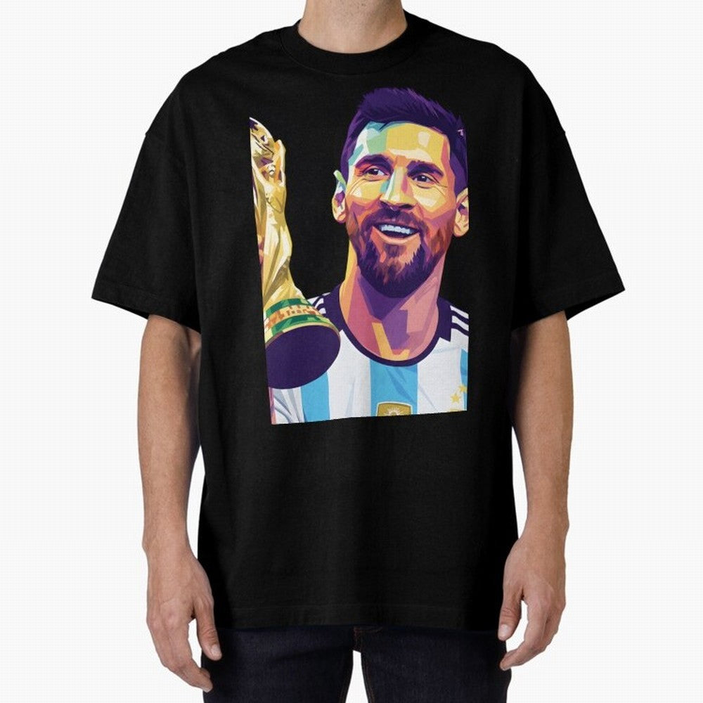 Messi wpap pop art Classic T-Shirt Upgrade Global Football Passion for FIFA World Cup 2026, Inspired by Cristiano Ronaldo, Haaland and CR7, Portugal, Game Day Rituals, Football Legends, Country Pride and the Road to the Final; Made for Die Hard