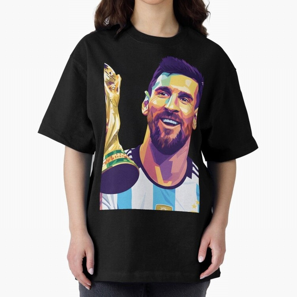 Messi wpap pop art Classic T-Shirt Upgrade Global Football Passion for FIFA World Cup 2026, Inspired by Cristiano Ronaldo, Haaland and CR7, Portugal, Game Day Rituals, Football Legends, Country Pride and the Road to the Final; Made for Die Hard