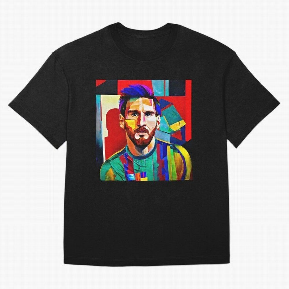 digital image of Messi Oversized T-Shirt Showcase FIFA World Cup 2026 USA Canada Mexico for Fans of Messi, Neymar and Mbappe and England and Germany, Bringing Soccer Culture, Superstar Moments, National Team Dreams and Competitive Fire; Created for