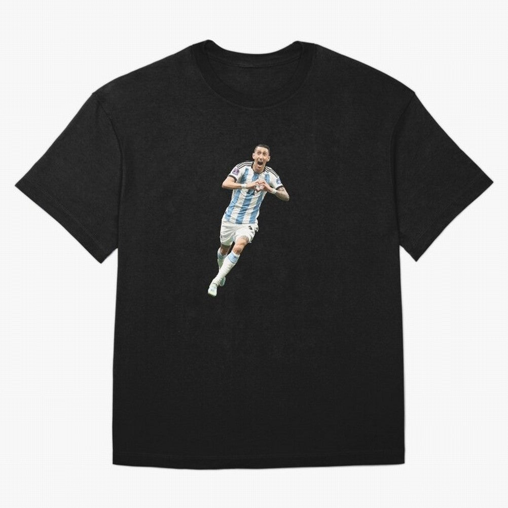Angel Di Maria Oversized T-Shirt Mark FIFA World Cup 2026 Group Stage for Fans of Messi and Cristiano Ronaldo and England, France and Netherlands, Bringing Match Day Excitement, Supporter Culture, Golden Goals and Global Football Passion; Built for