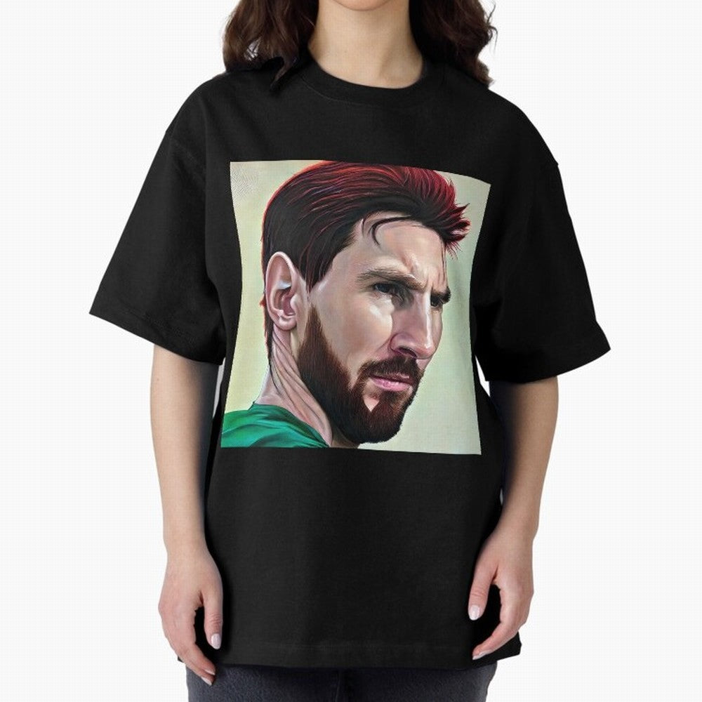 Painterly Messi Classic T-Shirt Show Support during the FIFA World Cup 2026 Group Stage Journey through Haaland Highlights, Spain Pride, Classic Soccer Heritage, Championship Pressure, Fan Loyalty and International Pride; Created for Match Day