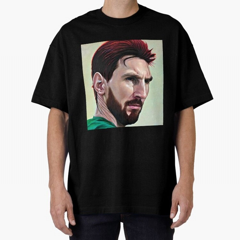 Painterly Messi Classic T-Shirt Show Support during the FIFA World Cup 2026 Group Stage Journey through Haaland Highlights, Spain Pride, Classic Soccer Heritage, Championship Pressure, Fan Loyalty and International Pride; Created for Match Day