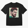 Painterly Messi Classic T-Shirt Show Support during the FIFA World Cup 2026 Group Stage Journey through Haaland Highlights, Spain Pride, Classic Soccer Heritage, Championship Pressure, Fan Loyalty and International Pride; Created for Match Day