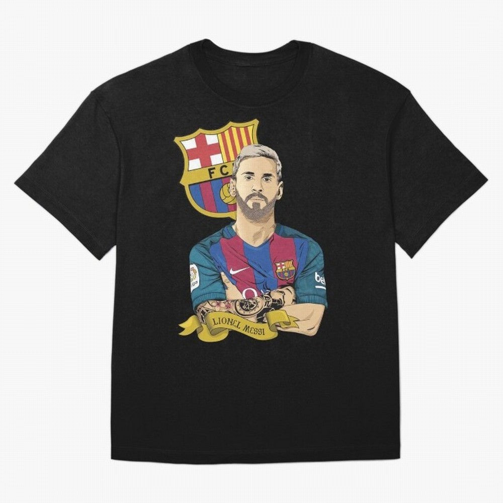Lionel Messi (Barcelona) artwork Classic T-Shirt Celebrate Rivalries and Pride in the FIFA World Cup 2026 Journey through Mbappe Highlights, England Pride, Football Festival Excitement, Trophy Ambitions, Country Rivalries and Star Player Buzz;