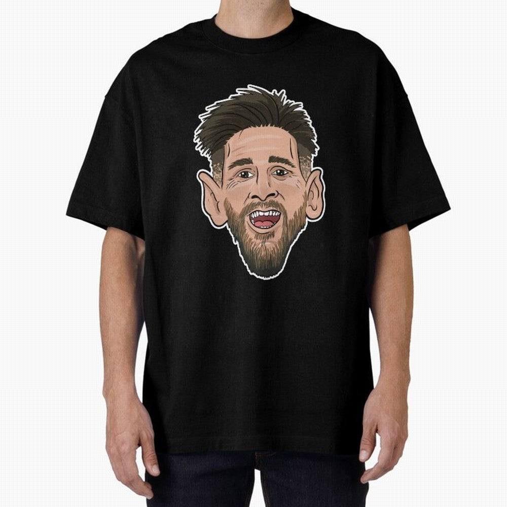 messi toon face argentina Classic T-Shirt Support Iconic Players in FIFA World Cup 2026 for Fans of Cristiano Ronaldo and England and Germany, Bringing Global Supporter Spirit, Legendary Goals, National Colors and Tournament Celebration; Made for