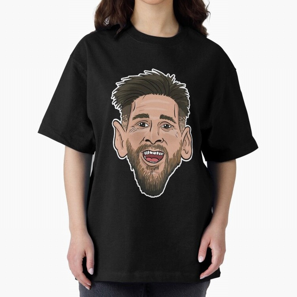 messi toon face argentina Classic T-Shirt Support Iconic Players in FIFA World Cup 2026 for Fans of Cristiano Ronaldo and England and Germany, Bringing Global Supporter Spirit, Legendary Goals, National Colors and Tournament Celebration; Made for