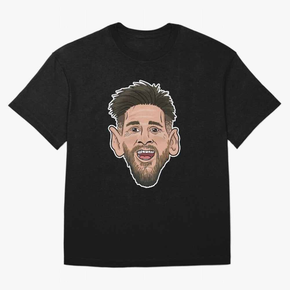 messi toon face argentina Classic T-Shirt Support Iconic Players in FIFA World Cup 2026 for Fans of Cristiano Ronaldo and England and Germany, Bringing Global Supporter Spirit, Legendary Goals, National Colors and Tournament Celebration; Made for