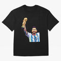 Messi wpap pop art Oversized T-Shirt Treasure the FIFA World Cup 2026 Group Stage Journey through CR7 Highlights, England Pride, Football History, Final Match Energy, Crowd Noise and Once in a Lifetime Moments; Ideal for Passionate Fans Who Love