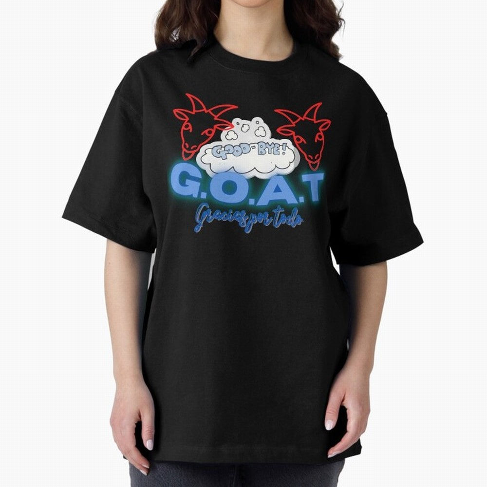 Lionel Messi THANKS GOAT Shirt Oversized T-Shirt Show Your Love for Global Football Passion for FIFA World Cup 2026 USA Canada Mexico, Filled with CR7 and Messi, Germany, Football History, Final Match Energy, Crowd Noise and Once in a Lifetime