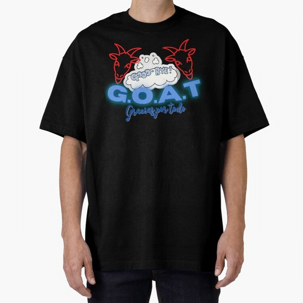 Lionel Messi THANKS GOAT Shirt Oversized T-Shirt Show Your Love for Global Football Passion for FIFA World Cup 2026 USA Canada Mexico, Filled with CR7 and Messi, Germany, Football History, Final Match Energy, Crowd Noise and Once in a Lifetime