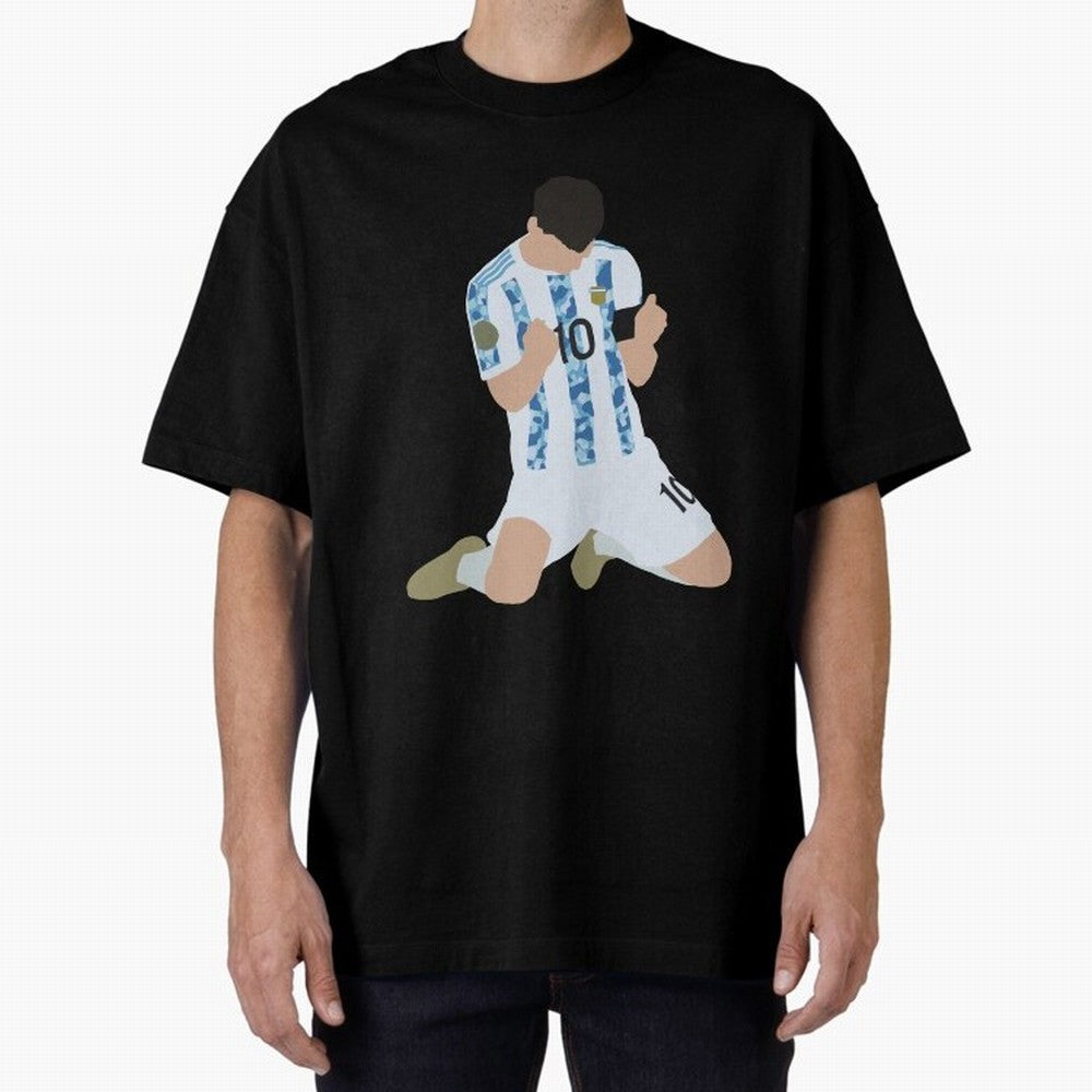 Messi Celebrates Argentina Victory Classic T-Shirt Turn Up for the FIFA World Cup 2026 Group Stage Journey through Cristiano Ronaldo, Haaland and CR7 Highlights, Argentina, France and Brazil Pride, Fan Favorite Moments, National Team Passion, Big