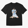 Messi Celebrates Argentina Victory Classic T-Shirt Turn Up for the FIFA World Cup 2026 Group Stage Journey through Cristiano Ronaldo, Haaland and CR7 Highlights, Argentina, France and Brazil Pride, Fan Favorite Moments, National Team Passion, Big