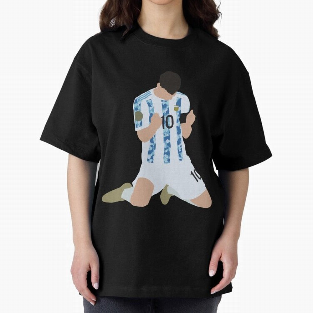 Messi Celebrates Argentina Victory Classic T-Shirt Turn Up for the FIFA World Cup 2026 Group Stage Journey through Cristiano Ronaldo, Haaland and CR7 Highlights, Argentina, France and Brazil Pride, Fan Favorite Moments, National Team Passion, Big