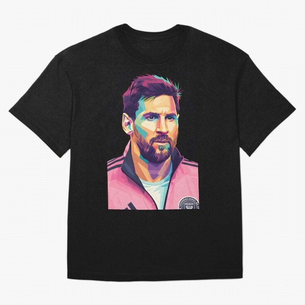 Messi wpap pop art Classic T-Shirt Celebrate Unforgettable Nights in Global Football Passion for FIFA World Cup 2026 Group Stage, Celebrating Mbappe, Argentina, Stadium Memories, Football Loyalty, International Chants and Championship Tradition;