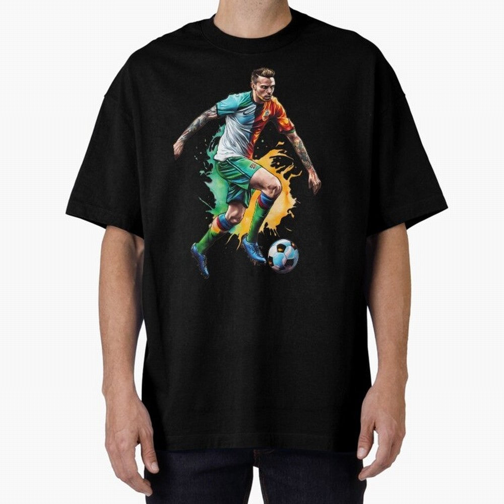 Football Soccer Art Classic T-Shirt Join Supporters Worldwide for Global Football Passion for FIFA World Cup 2026 USA Canada Mexico, Driven by Haaland and Mbappe, England and Germany, Stadium Chants, National Pride, Trophy Dreams and Unforgettable
