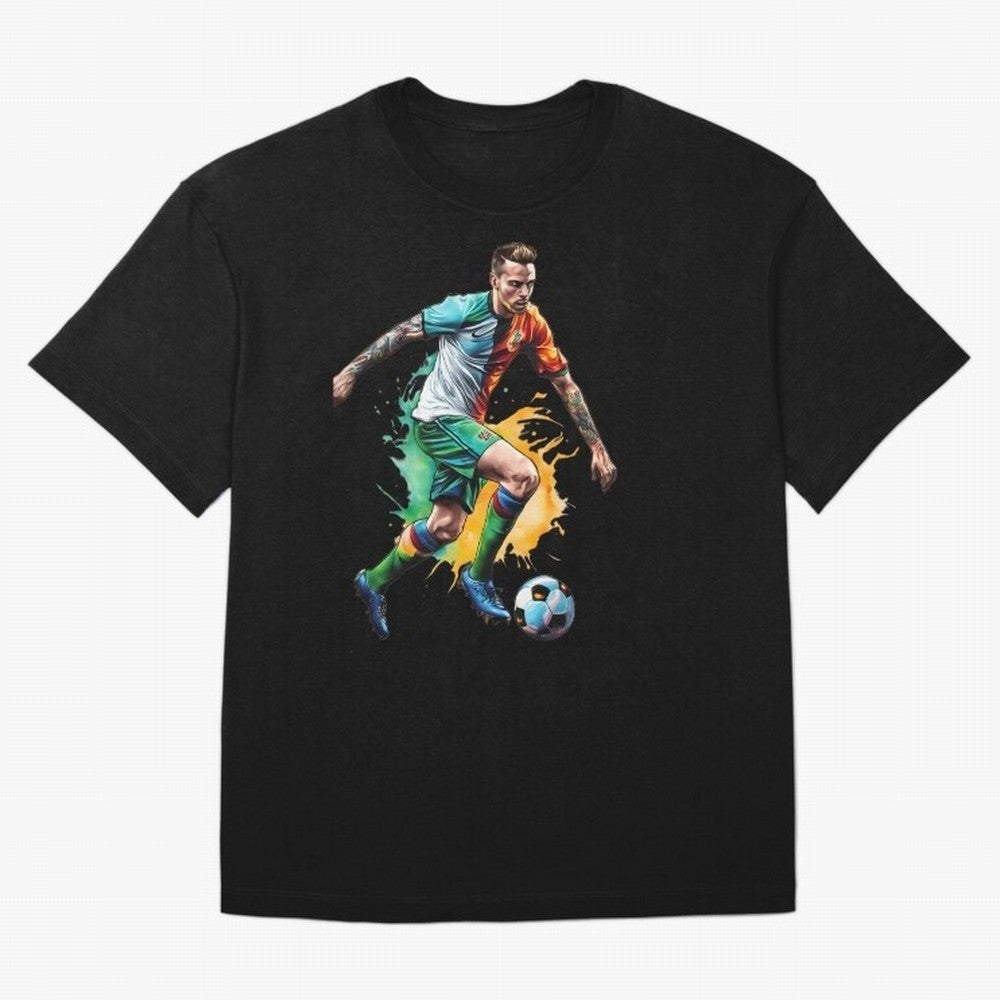 Football Soccer Art Classic T-Shirt Join Supporters Worldwide for Global Football Passion for FIFA World Cup 2026 USA Canada Mexico, Driven by Haaland and Mbappe, England and Germany, Stadium Chants, National Pride, Trophy Dreams and Unforgettable