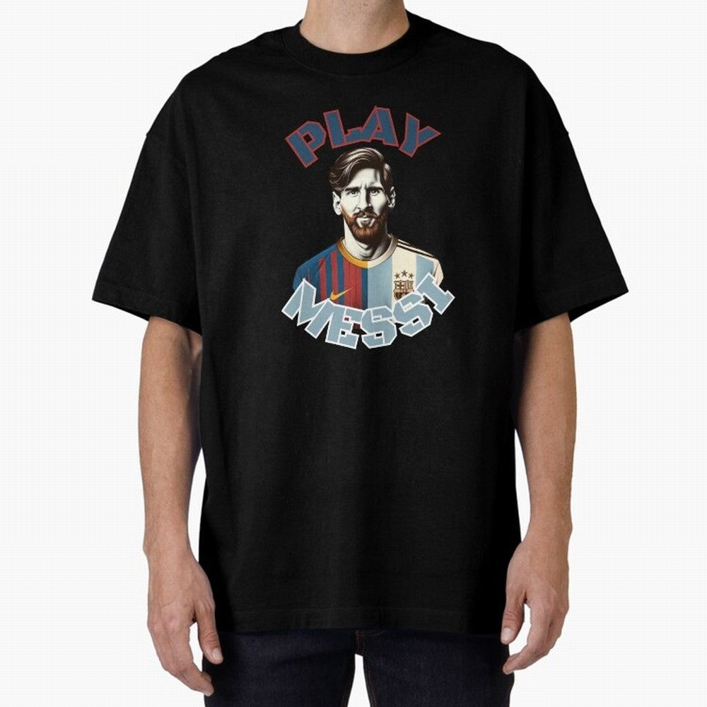 Play Messi Classic T-Shirt Relive Legendary Nights from Match Day Hype around FIFA World Cup 2026 Group Stage, Haaland and Mbappe, Spain and Netherlands, Sports Nostalgia, International Competition, Famous Players and Unforgettable Victories; Made