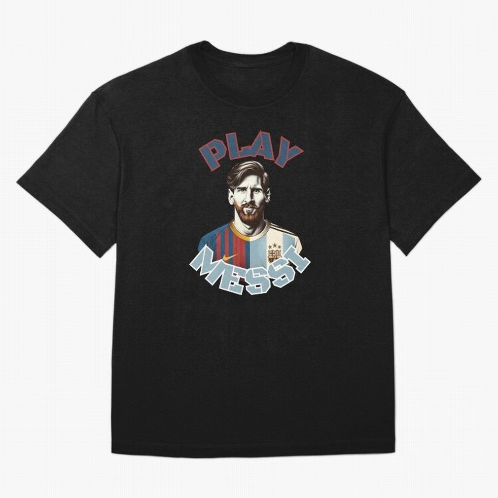 Play Messi Classic T-Shirt Relive Legendary Nights from Match Day Hype around FIFA World Cup 2026 Group Stage, Haaland and Mbappe, Spain and Netherlands, Sports Nostalgia, International Competition, Famous Players and Unforgettable Victories; Made