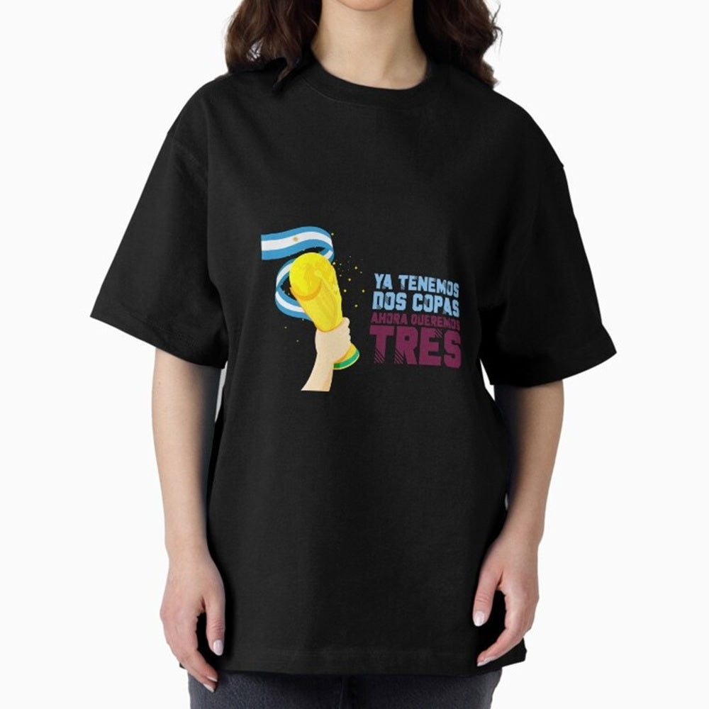 Argentina - World Cup Qatar 2022 - Lionel Classic T-Shirt Bring Match Day Hype around FIFA World Cup 2026, Cristiano Ronaldo, Haaland and CR7, Argentina and Brazil, Championship Spirit, Famous Goals, Roaring Crowds and International Football Unity;