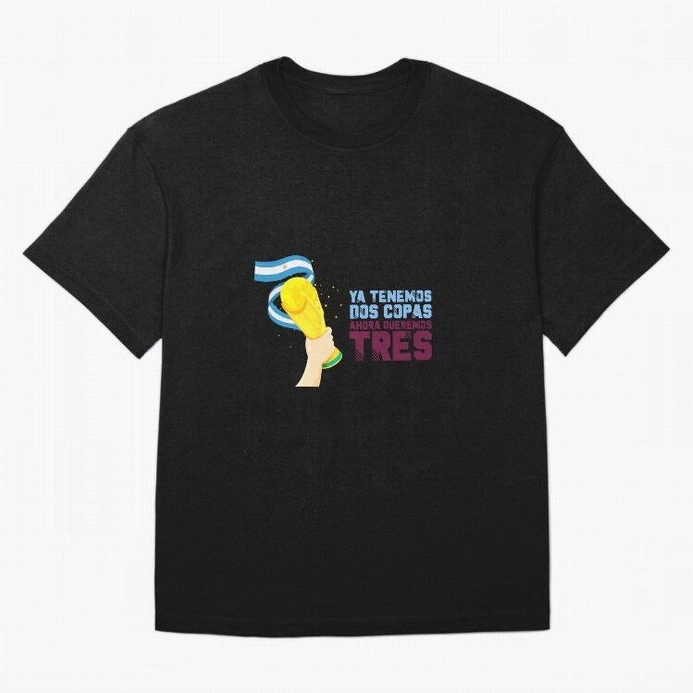 Argentina - World Cup Qatar 2022 - Lionel Classic T-Shirt Bring Match Day Hype around FIFA World Cup 2026, Cristiano Ronaldo, Haaland and CR7, Argentina and Brazil, Championship Spirit, Famous Goals, Roaring Crowds and International Football Unity;